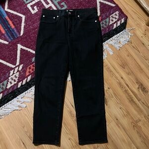 Madewell classic straight jeans